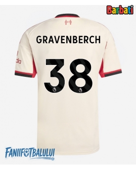 Liverpool Ryan Gravenberch #38 Tricou Fotbal Replică 2025-26 Barbati Deplasare